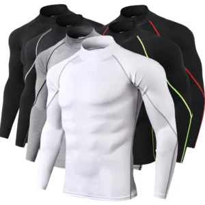 T-shirt de sport à manches longues pour homme, séchage rapide 1