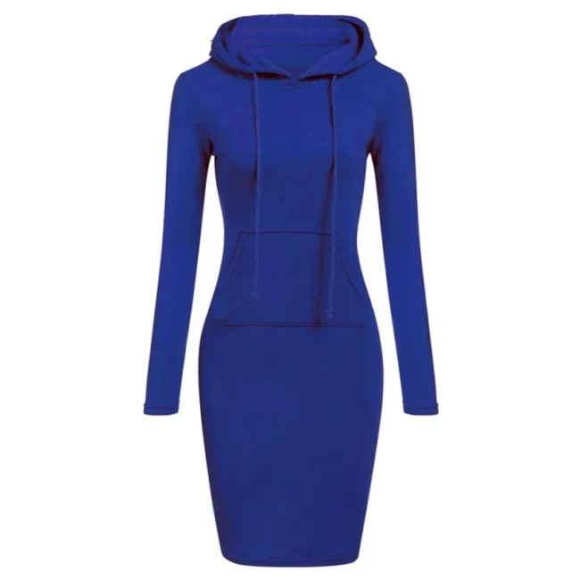 Robe à Capuche PVD pour Femme, Vêtement d'Automne 2